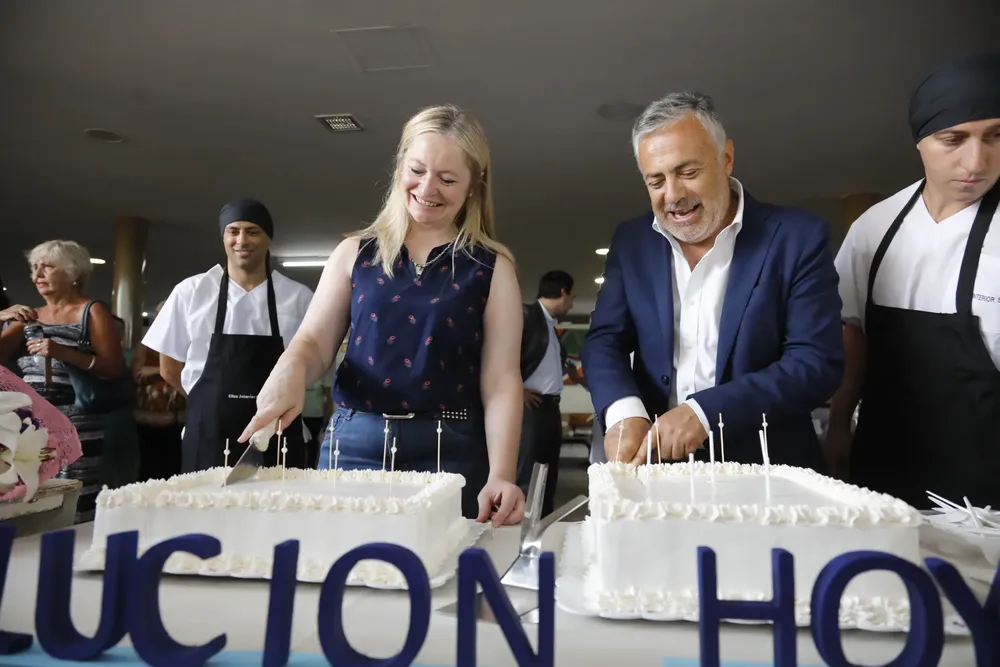 Hebe Casado y Alfredo Cornejo