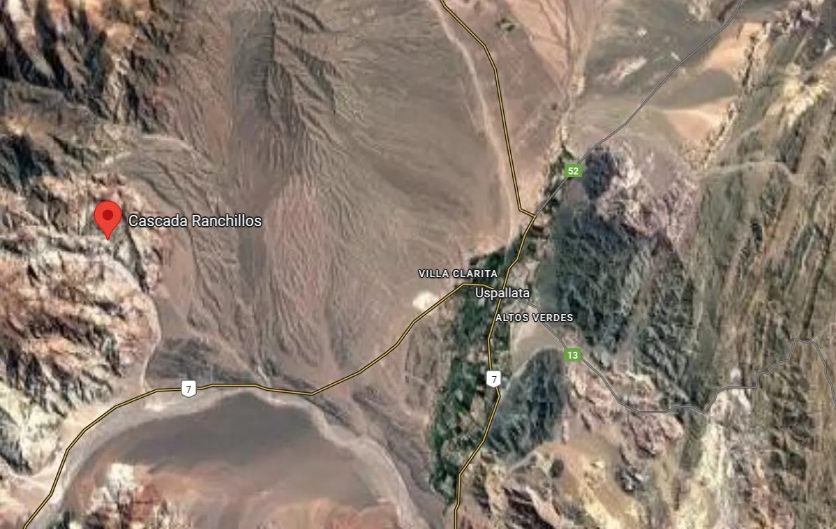 Cascada de ranchillos uspallata