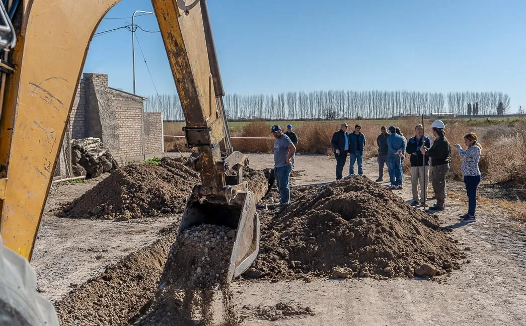 Obras agua Loteo Moreno