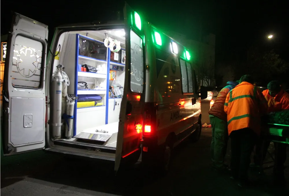 ambulancia noche