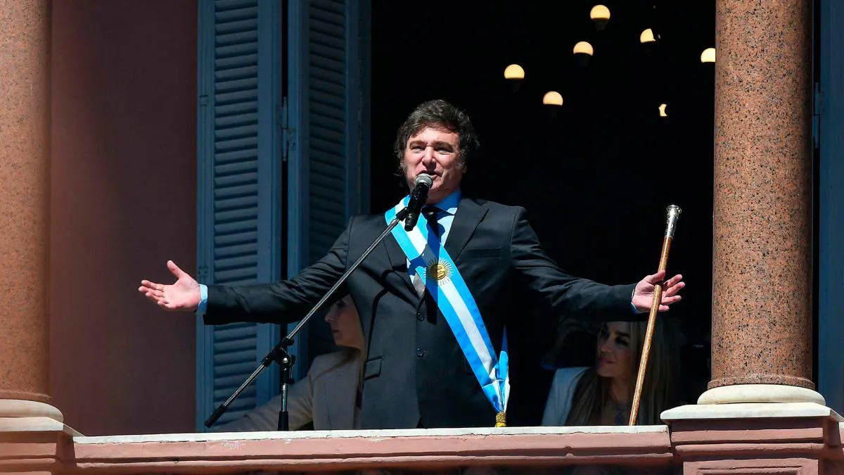 Javier Milei en Casa Rosada