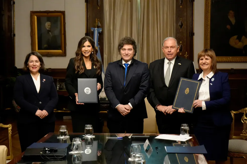 Milei Bullrich Werthein Visa Estados Unidos