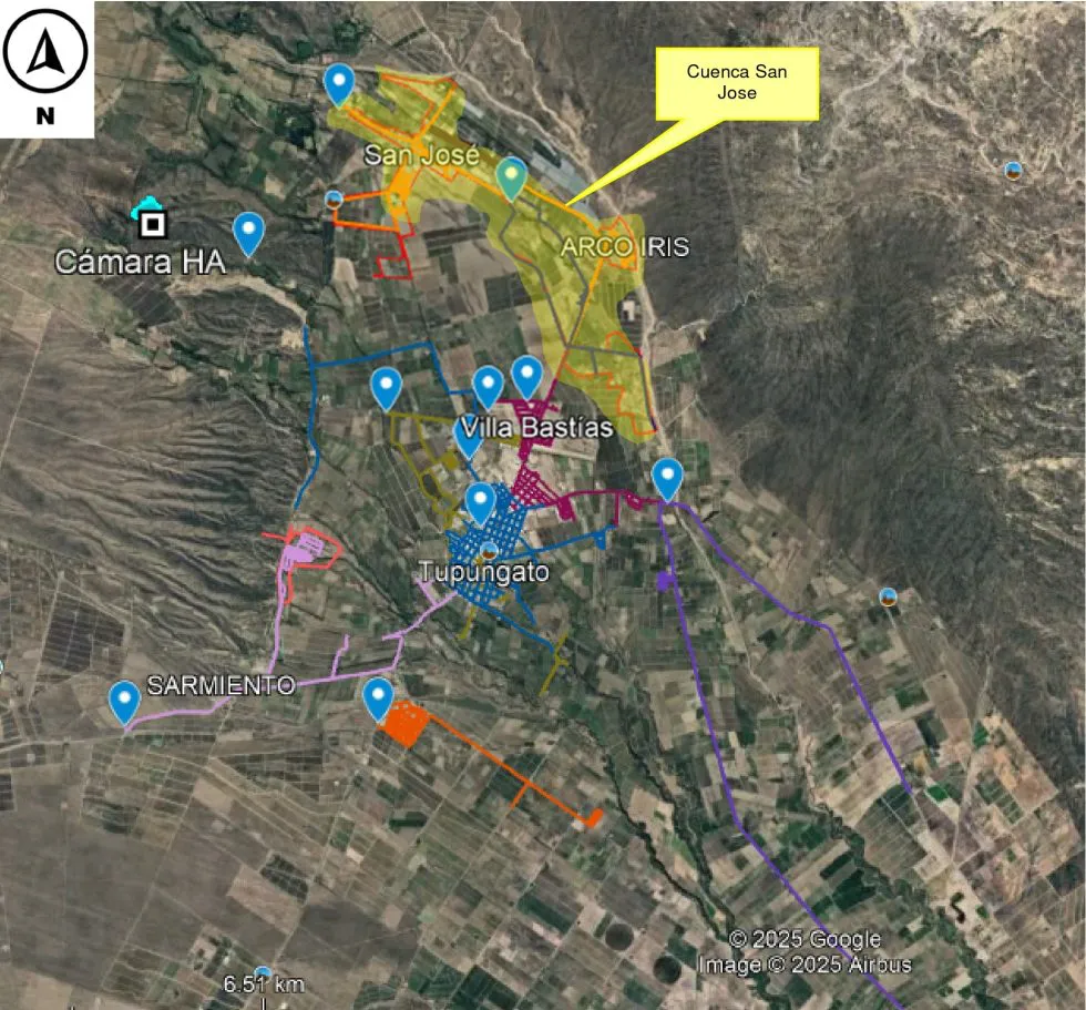 cuenca san josé tupungato agua