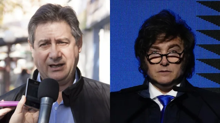 Omar félix y Javier Milei