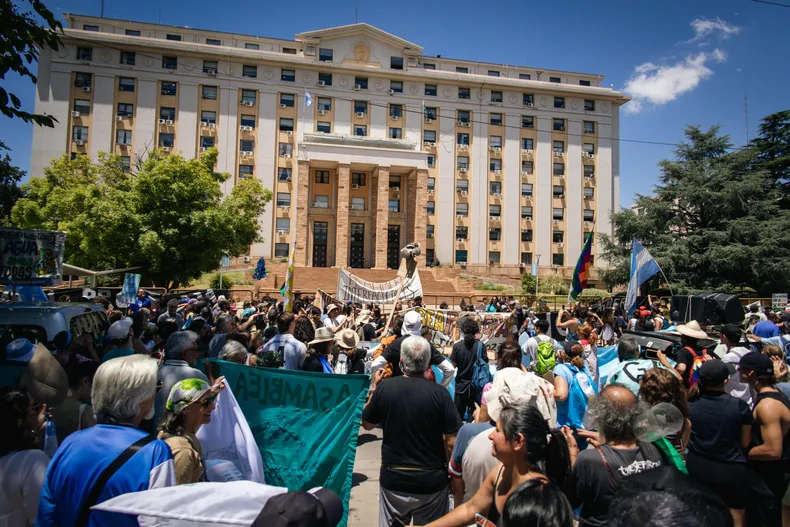 Santiago Tagua marcha antiminera