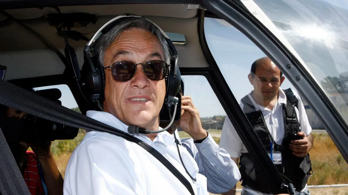Sebastián Piñera helicóptero 2006