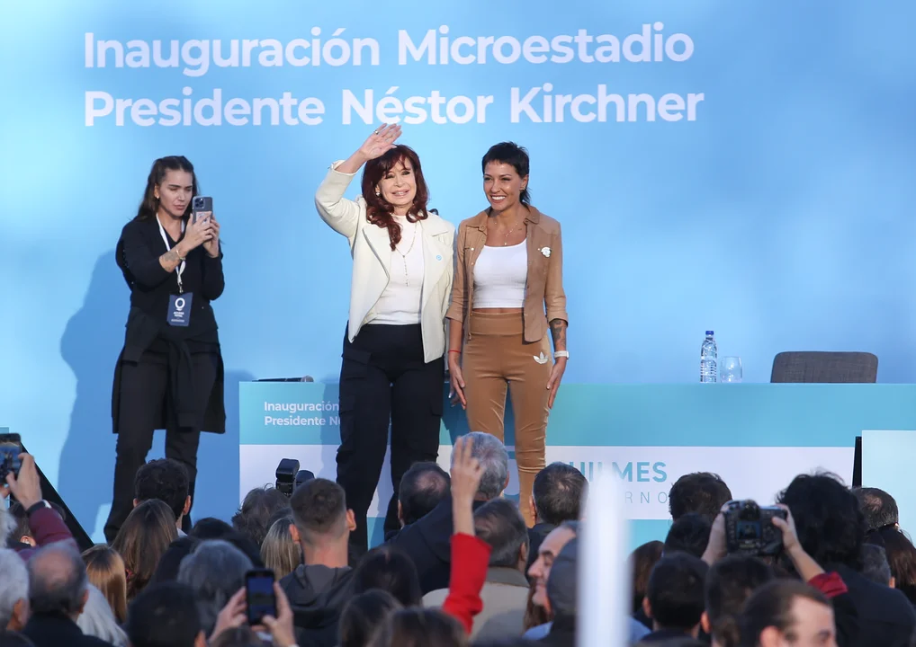 Cristina Fernández de Kirchner en Quilmes