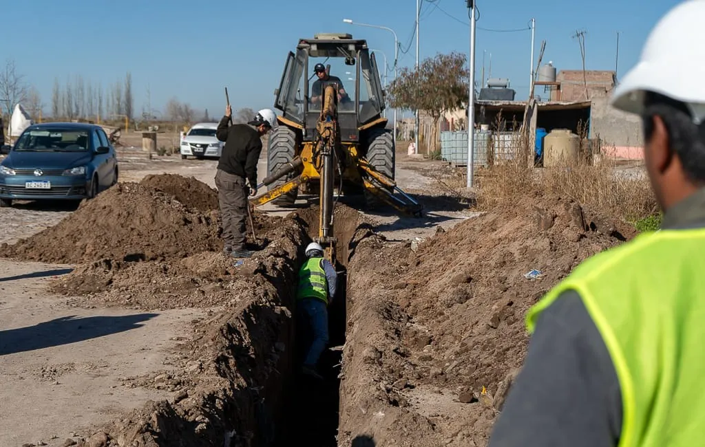 Obras agua Loteo Moreno 2