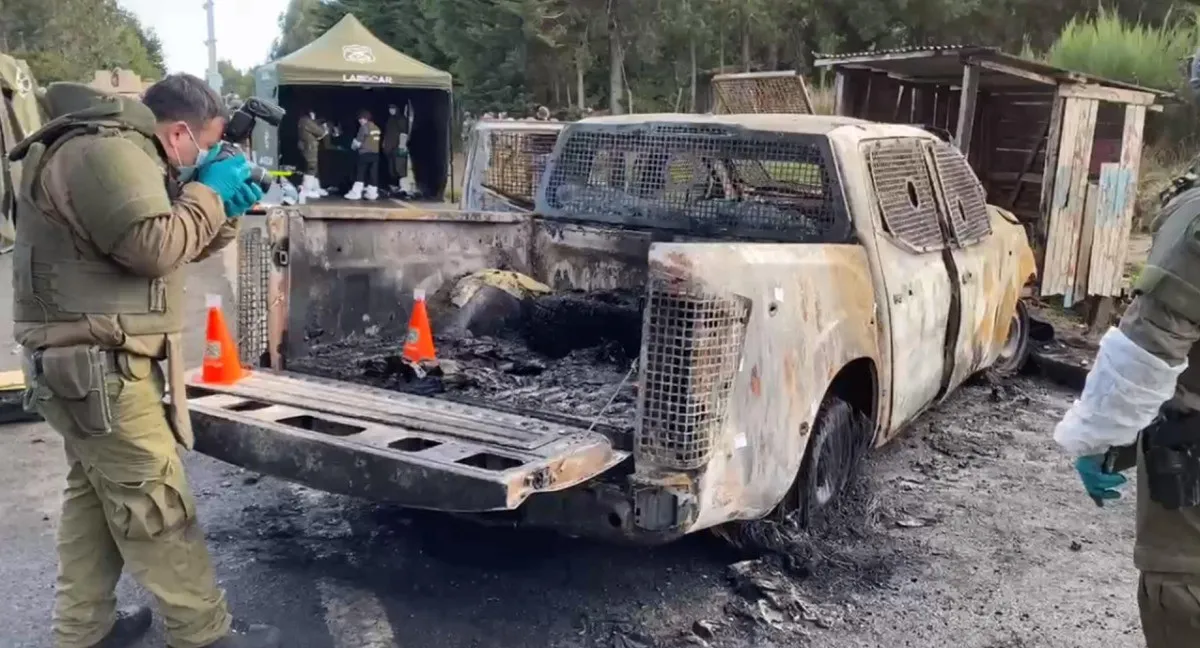 Carabineros atacados en Chile