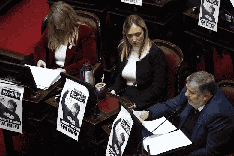 el-comando-del-bloque-kirchnerista-liderado-por-mayans-Anabel Fernández Sagasti y Juliana Di Tullio